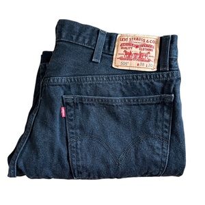 Levi’s 505 Regular Fit Black Jeans - 38/30